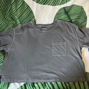 Old Navy Distressed Look Cropped Boxy Tee